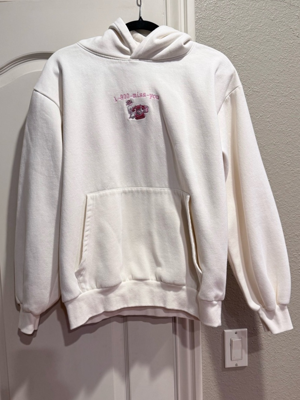 Happy Camp3r Call Me When You See This Embroidered hoodie Size S - Picture 3 of 4